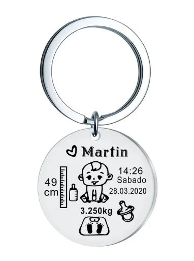 Newborn Keepsake Keychain