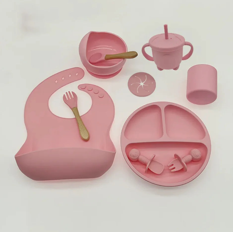 Silicone Baby Self-Feed Set