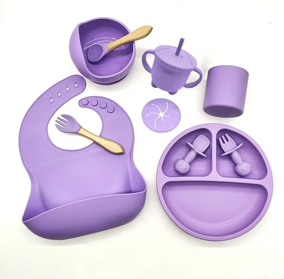 Silicone Baby Self-Feed Set