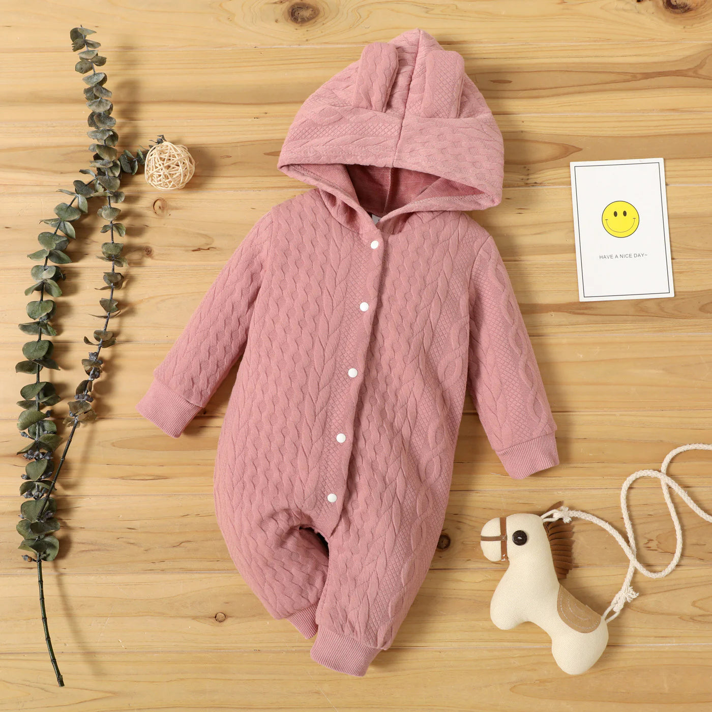 HugMe Hooded Baby Romper