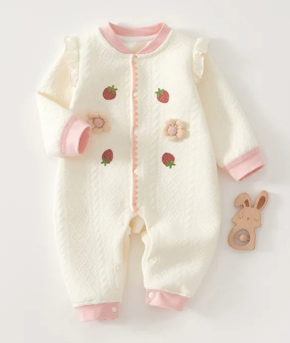 Girl's Cozy Baby Jumpsuit