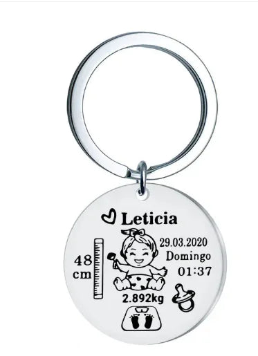 Newborn Keepsake Keychain