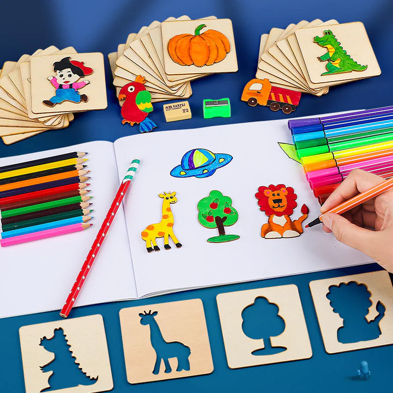 Children's Painting Template Drawing Tools Set