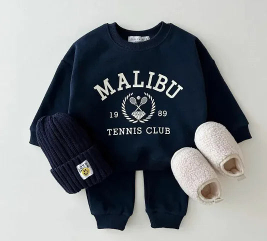 Baby Letter Sweatshirt and Jogger Set