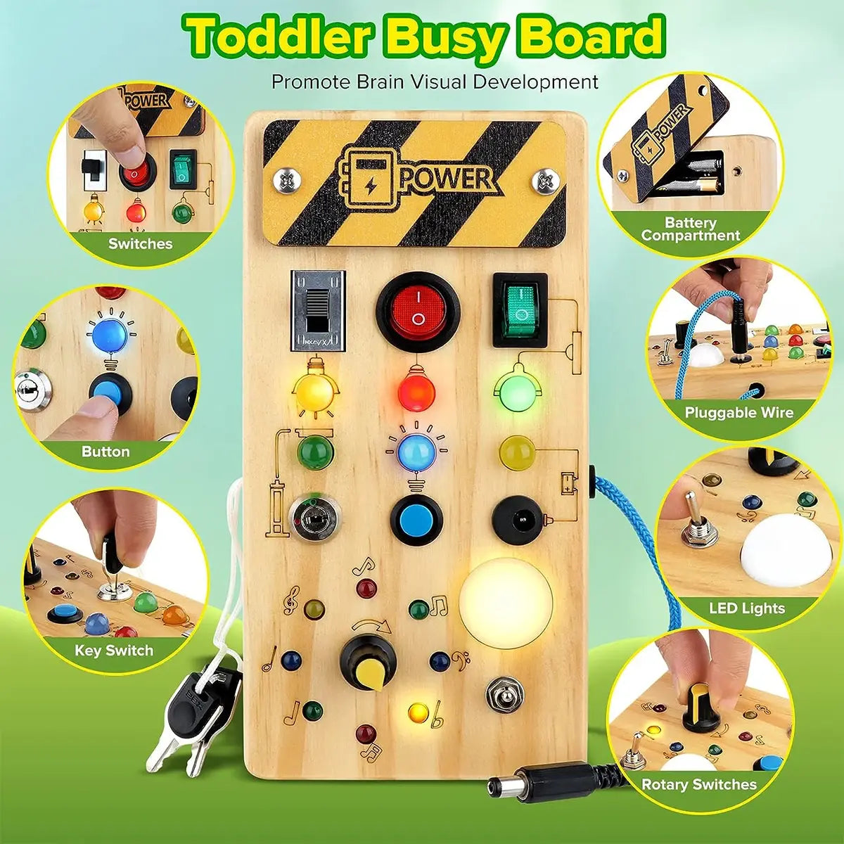 Busy Board Sensory Toy