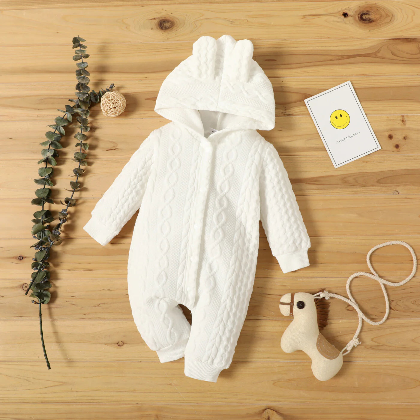 HugMe Hooded Baby Romper