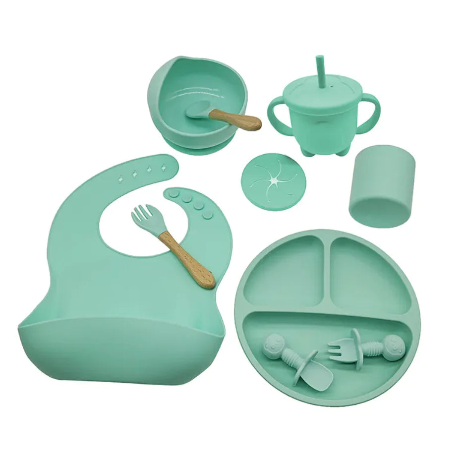 Silicone Baby Self-Feed Set