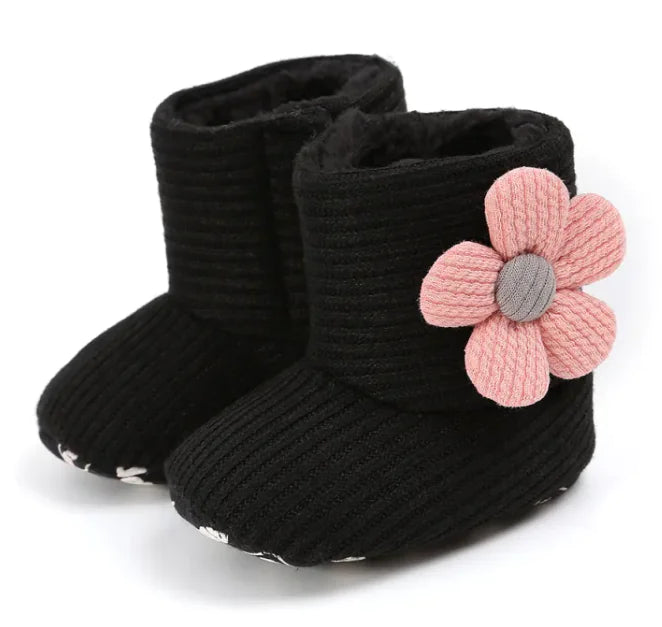 Baby's First Sunflower Booties