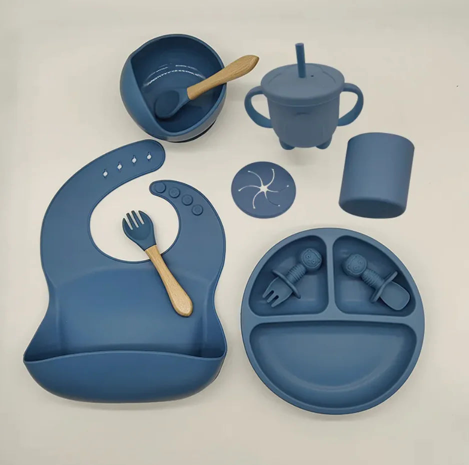 Silicone Baby Self-Feed Set