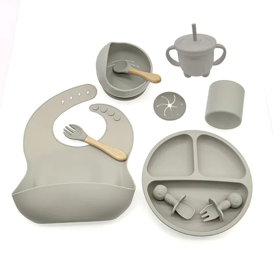 Silicone Baby Self-Feed Set