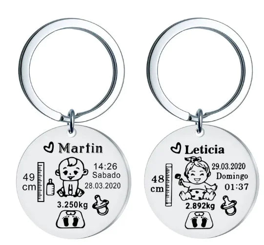 Newborn Keepsake Keychain