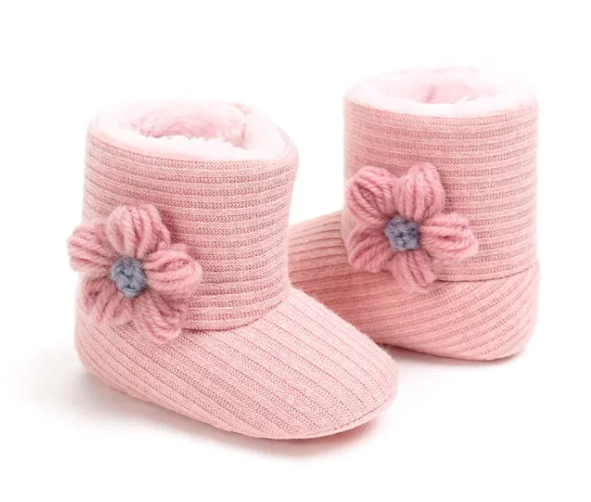 Baby's First Sunflower Booties