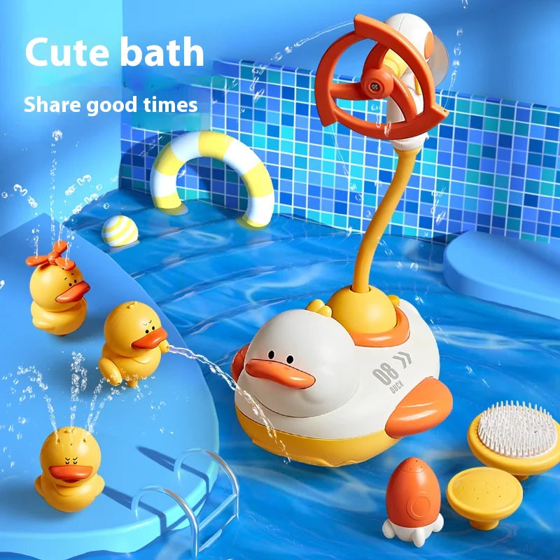 Ducky Bath Spinner Toy