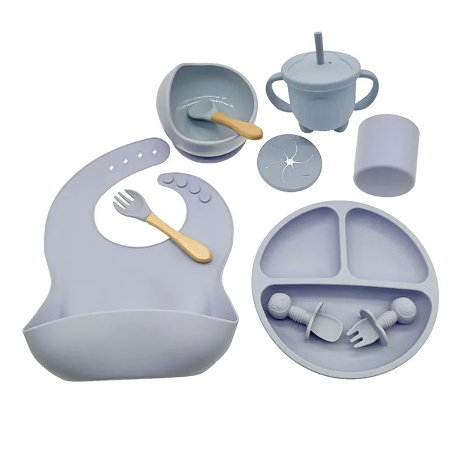 Silicone Baby Self-Feed Set