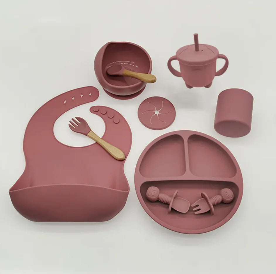 Silicone Baby Self-Feed Set