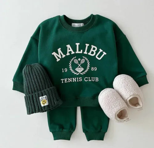 Baby Letter Sweatshirt and Jogger Set