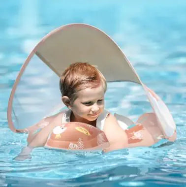 Baby Swimming Float With Sun Canopy