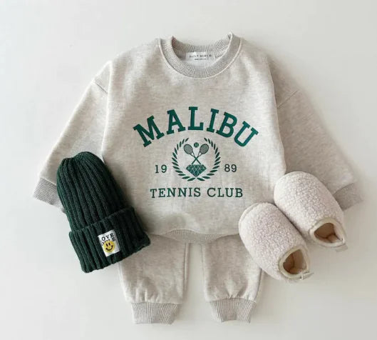 Baby Letter Sweatshirt and Jogger Set