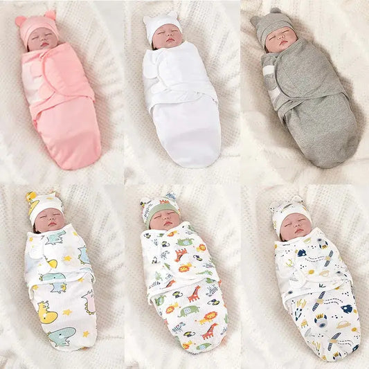 Baby's Cozy Cotton Wrap Set