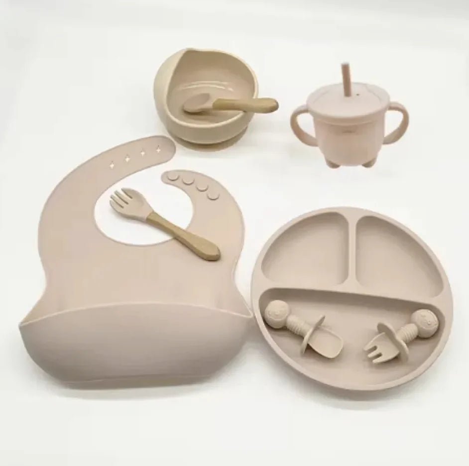 Silicone Baby Self-Feed Set